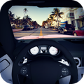 Racing in car 3D