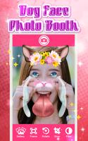 Selfie Dog Face Photo Booth Affiche