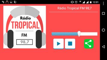 Rádio Tropical FM 98,7 ảnh chụp màn hình 1