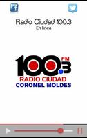 Radio Ciudad 100.3 C. Moldes poster