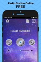 Rouge FM Radio CH App Station Free Online Affiche