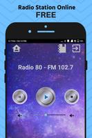 Radio 80 Italy Padova App  Music 80s Free Online Plakat