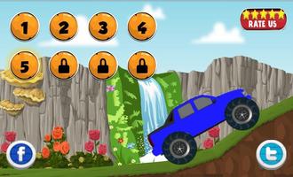 Hill Climb Monster Car Racing imagem de tela 1