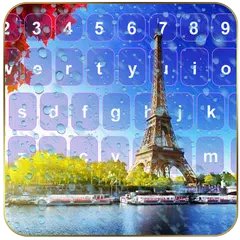 Rainy Paris Keyboard Design APK download