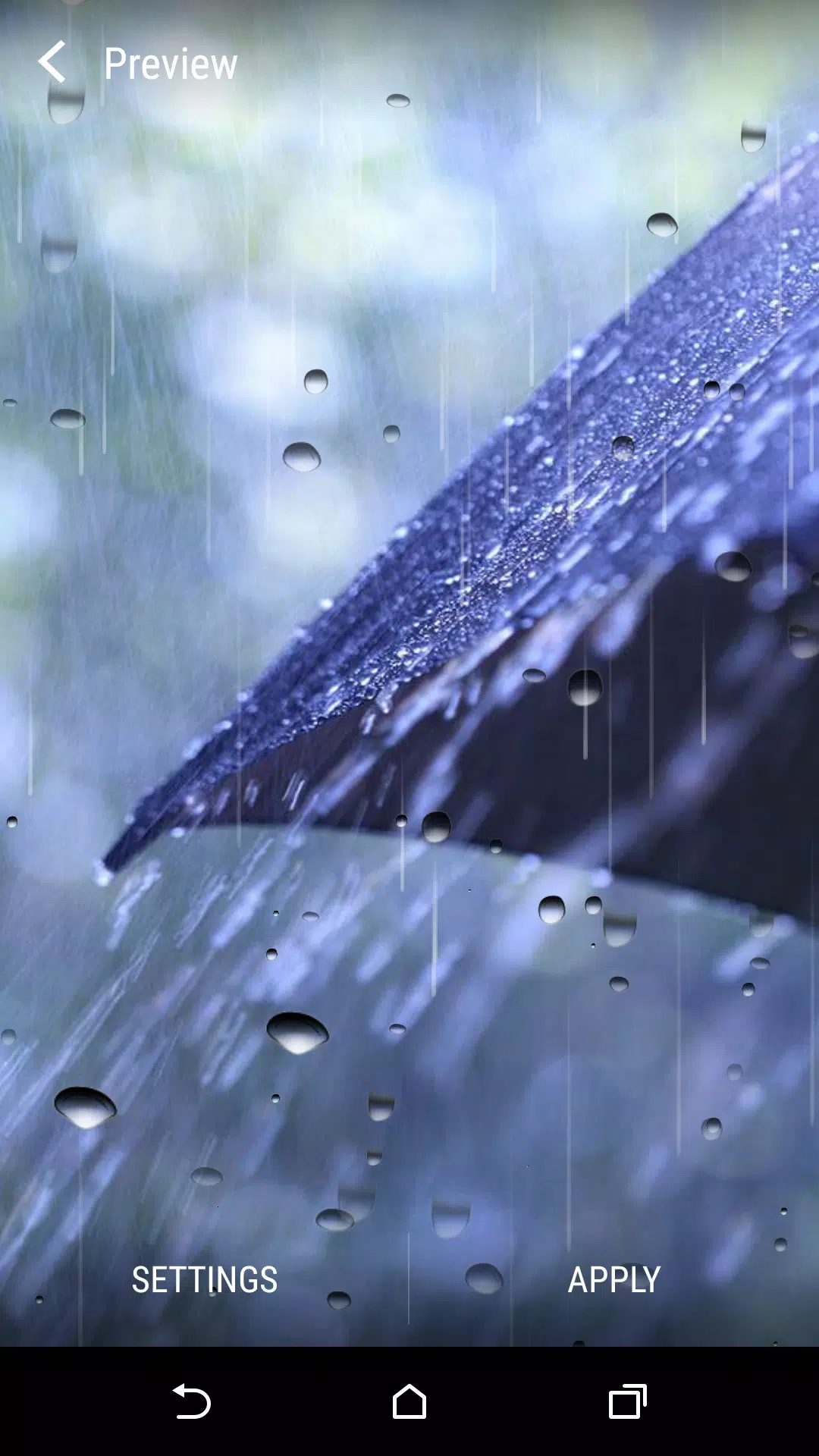 Android向けの雨の日ライブ壁紙 Apkをダウンロードしましょう