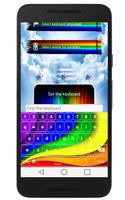 Teclado Del Arco Iris captura de pantalla 1