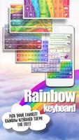 彩虹 鍵盤 主题 海报