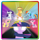 Rainbow Pony Wallpaper icono