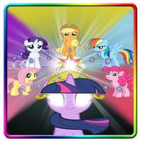 پوستر Rainbow Pony Wallpaper