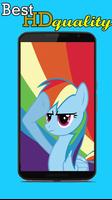 Rainbow Pony Wallpaper syot layar 2