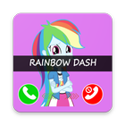 Calling Rainbow Dash – Prank little pony icône