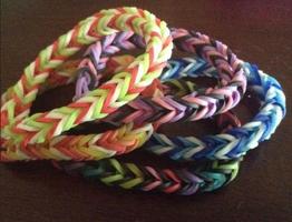 Rainbow  Loom Design Affiche