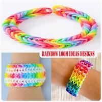 Rainbow loom ideas designs পোস্টার