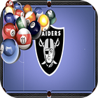 Billiards Raiders Oakland Theme icône