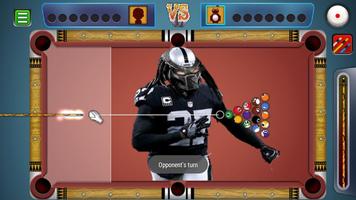 Billiards Raiders Oakland Theme poster