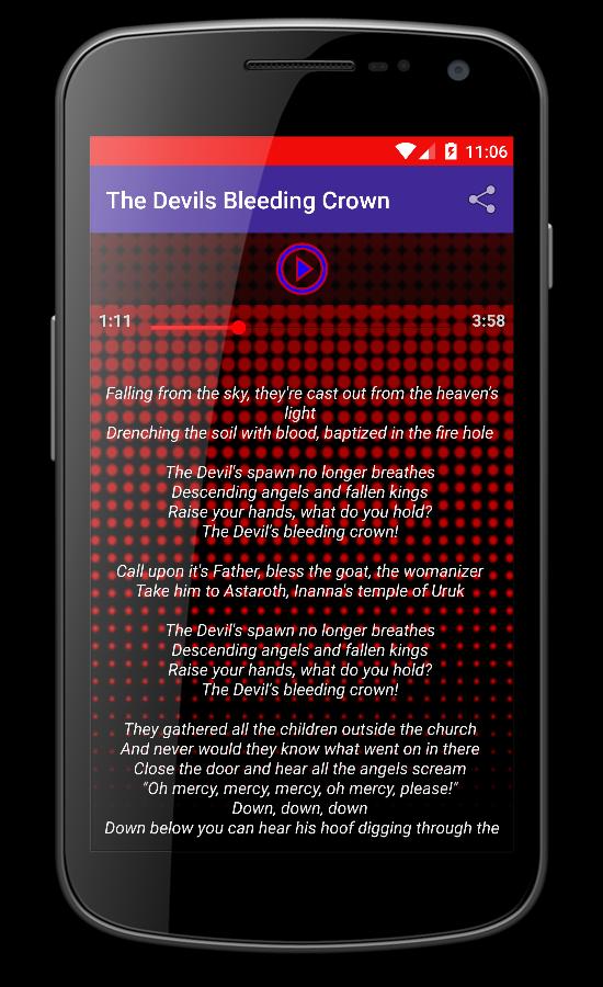 VOLBEAT For Evigt Song Lyric für Android - APK herunterladen