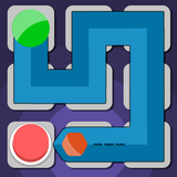 FINGERS - one line fill puzzle Zeichen