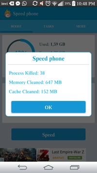 Speed Booster Phone ( Clean ) screenshot 2