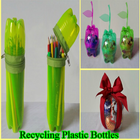 Recyclage des bouteilles en plastique icône