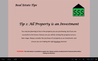 Free Real Estate Property Tips capture d'écran 1