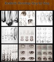 Realistic drawing step by step ภาพหน้าจอ 1