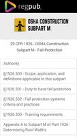 29 CFR 1926 - Subpart M โปสเตอร์