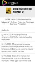 29 CFR 1926 - Subpart W पोस्टर