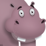 Hippo in a crazy race আইকন