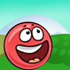 Red bouncing ball آئیکن