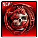 Red Blood Skull Wallpaper HD APK