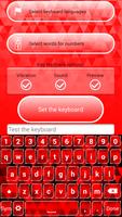 Red Keyboard Skins اسکرین شاٹ 1