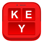 Red Keyboard Theme With Emoji ikona