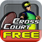 Cross Court Tennis Free أيقونة