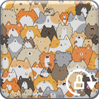 Cute Animal Friends Adorable Pattern Lock Screen icône
