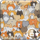 Cute Animal Friends Adorable Pattern Lock Screen আইকন