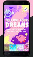 Kawaii Kirby Art Adorable Gaming Wallpapers capture d'écran 2