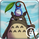 Kawaii Totoro Cute Anime Ghibli Arts Lock Screen icône