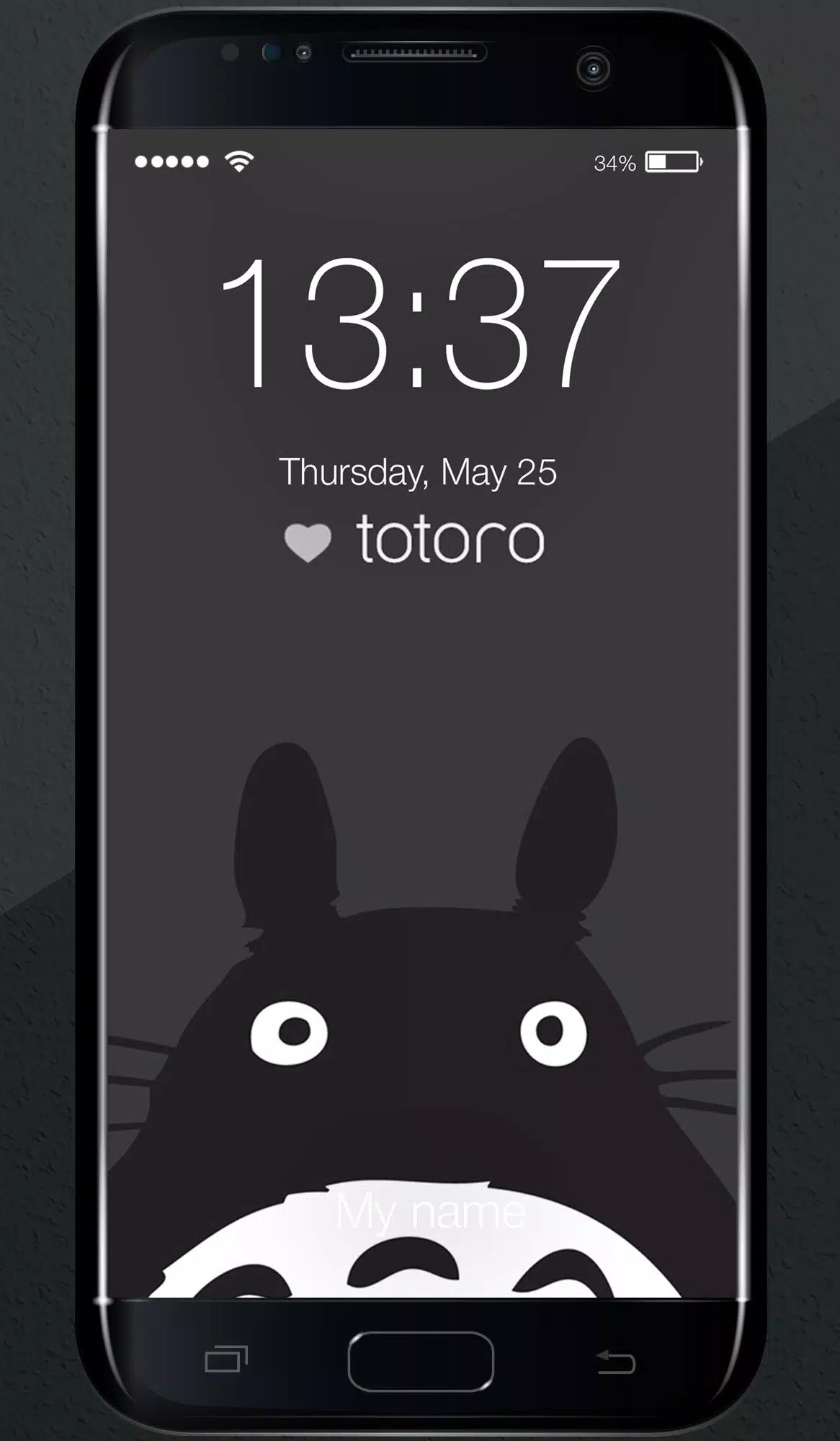 Kawaii Totoro Cute Anime Ghibli Arts Lock Screen Apk For Android Download