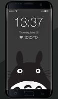 Kawaii Totoro Cute Anime Ghibli Arts Lock Screen Cartaz