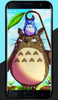 Kawaii Totoro Cute Anime Ghibli Arts Lock Screen capture d'écran 1