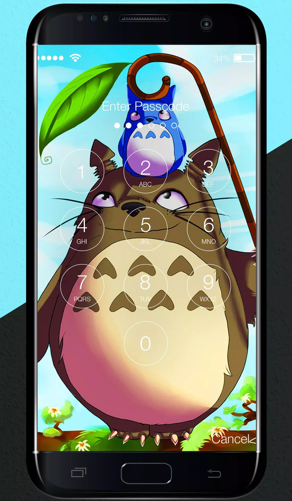 Kawaii Totoro Cute Anime Ghibli Arts Lock Screen Apk For Android Download