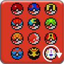 8-bit Pokeball Poke & Mario Pixel Food Lock Screen APK