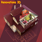 Renovations 3D ícone