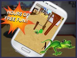 Lizard Run 3D: Speed Dash Affiche