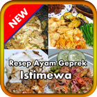 Resep Ayam Geprek Istimewa ไอคอน