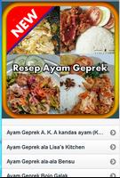 Resep Ayam Geprek ポスター