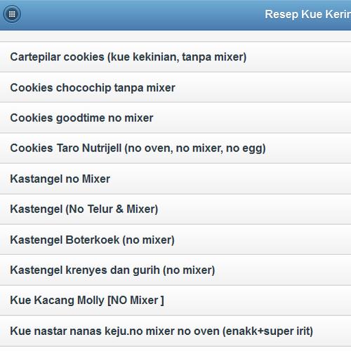 Resep Kue Kering Tanpa Oven For Android Apk Download