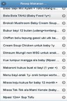 Resep Makanan Bayi 1 Tahun screenshot 3