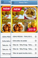 Resep Tahu Pedas poster