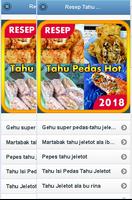 Resep Tahu Pedas Hot Jeletot poster